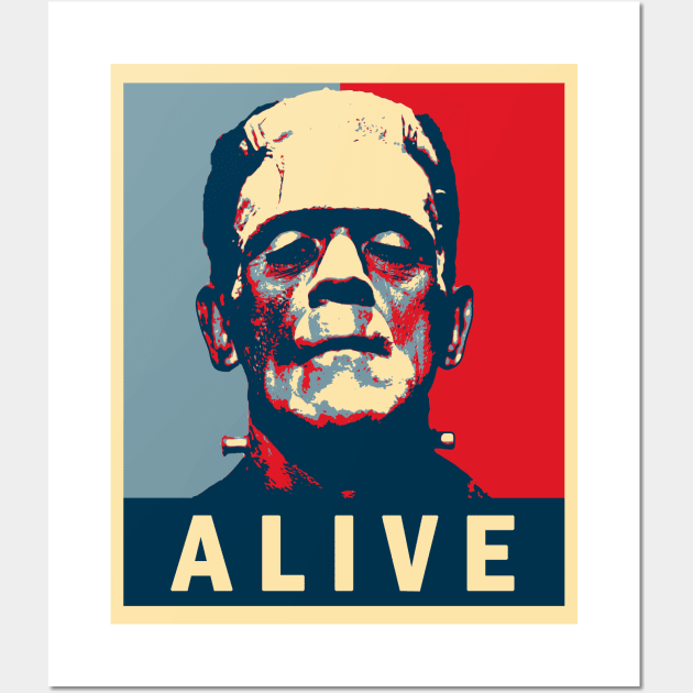 Frankenstein Wall Art by valentinahramov